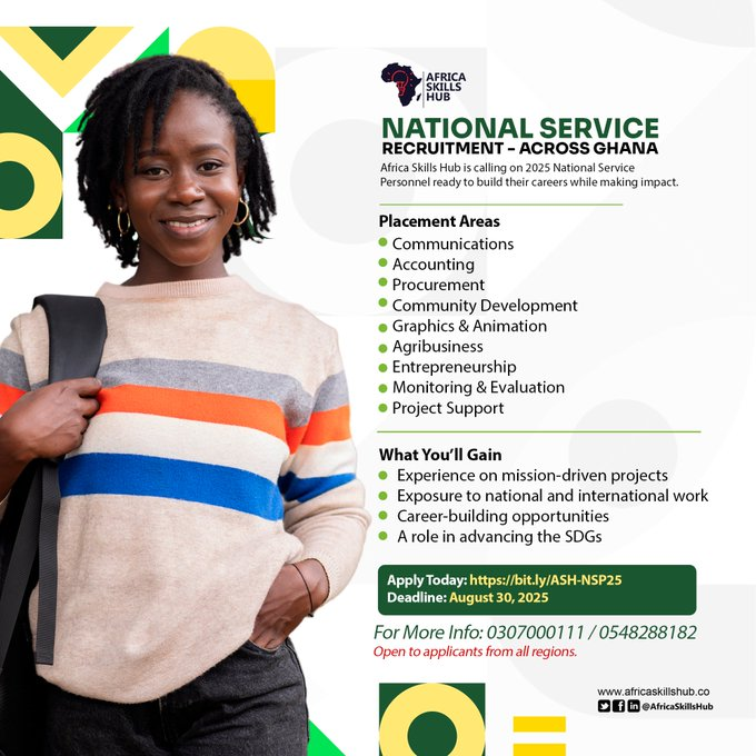 NATIONAL SERVICE RECRUITMENT – 2025 INTAKE